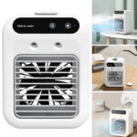 Portable Air Conditioner Fan 2 Speeds Air Cooling Fan with Humidifier - Image 2