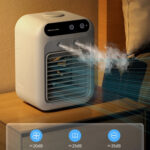 Portable Air Conditioner Fan 2 Speeds Air Cooling Fan with Humidifier - Image 3
