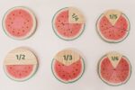 QToys Australia (USA) Watermelon Fraction Set