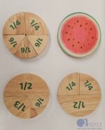 QToys Australia (USA) Watermelon Fraction Set - Image 3