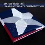 Texas Flag Heavy Duty Outdoor Embroidered Stars Brass Grommets - Image 3