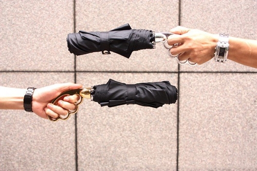 data-71.jpg Fist 3 Folding Umbrella - Image 1