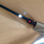 3 Tiers And 8 Ribs Outdoor Umbrella With 32 LED Lights - Image 6