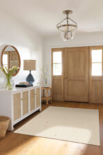 Gray Malin Umbrella Dot Cream & Pink Tufted Rug - Image 2