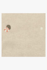 Gray Malin Umbrella Dot Cream & Pink Tufted Rug